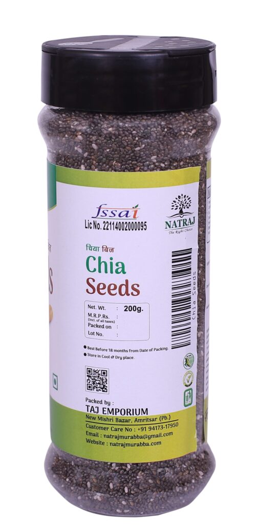 premium raw chia seeds for weight loss