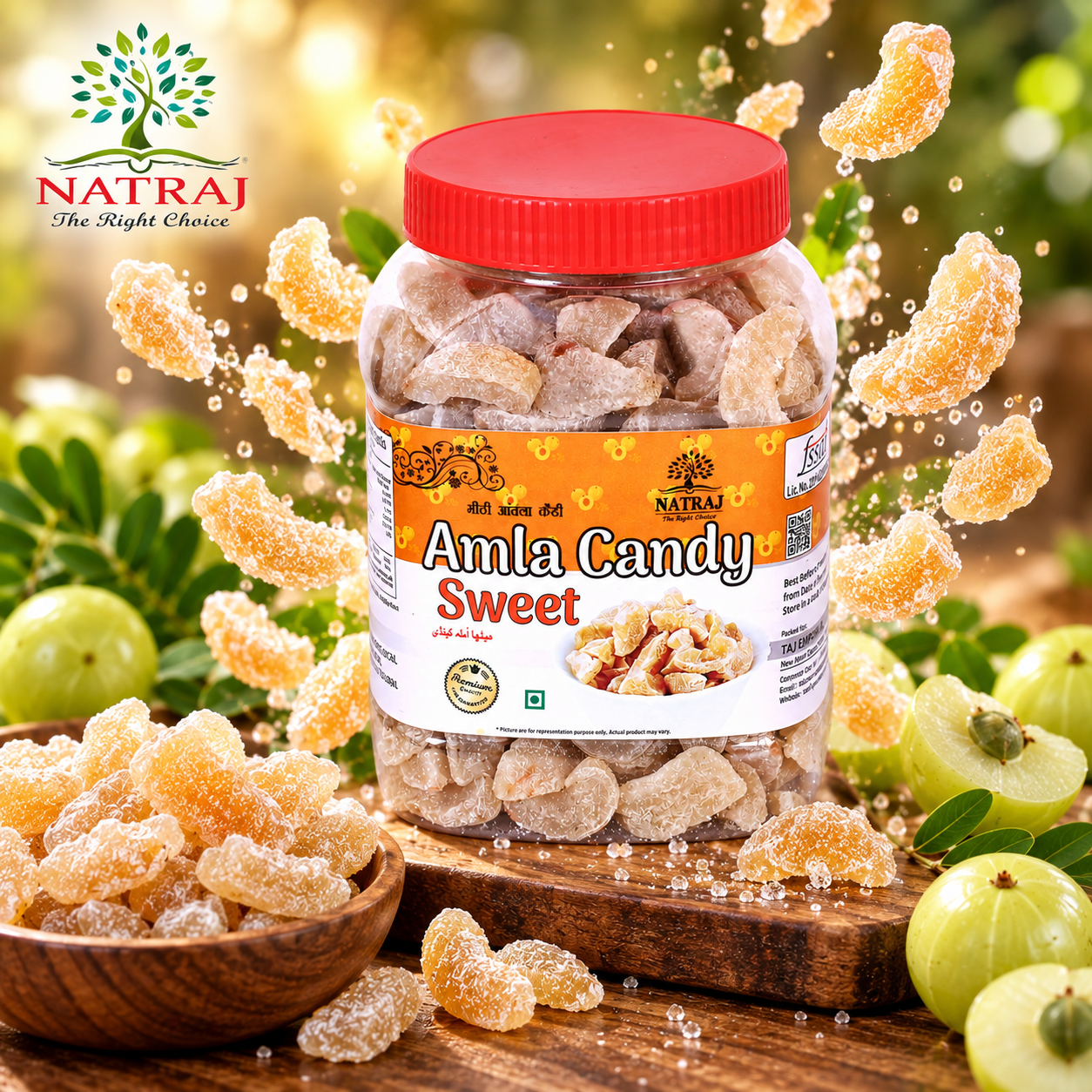 AMLA_CANDY_Real_1080x1080 Tender and chewy sweet amla candy pieces by Natraj