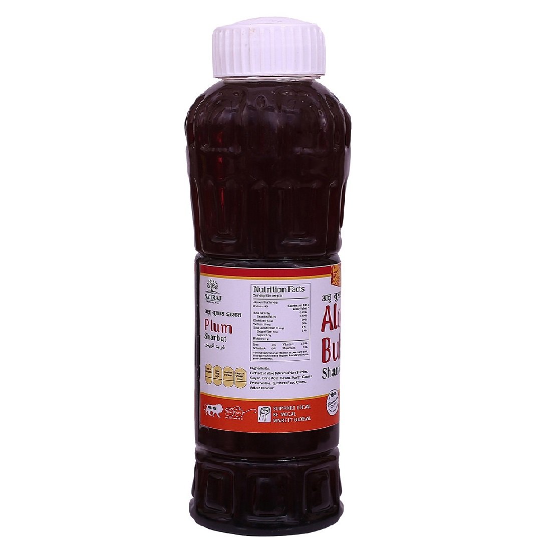 Aloo Bukhara Sharbat 750 ml | Natraj The Right Choice
