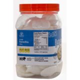 Nutritional facts and packaging details of Natraj The Right Choice Batasha jar