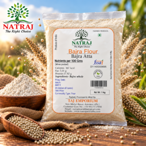 Bajra Flour - Natraj The Right Choice Pearl Millet Flour 1Kg