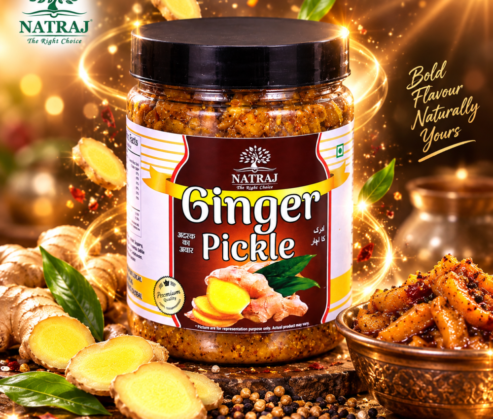 Ginger Pickle(Adrak Ka Achar) – Natraj The Right Choice