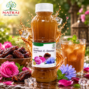 Natraj The Right Choice Kasni Sharbat 750 ml herbal chicory summer cooler drink bottle
