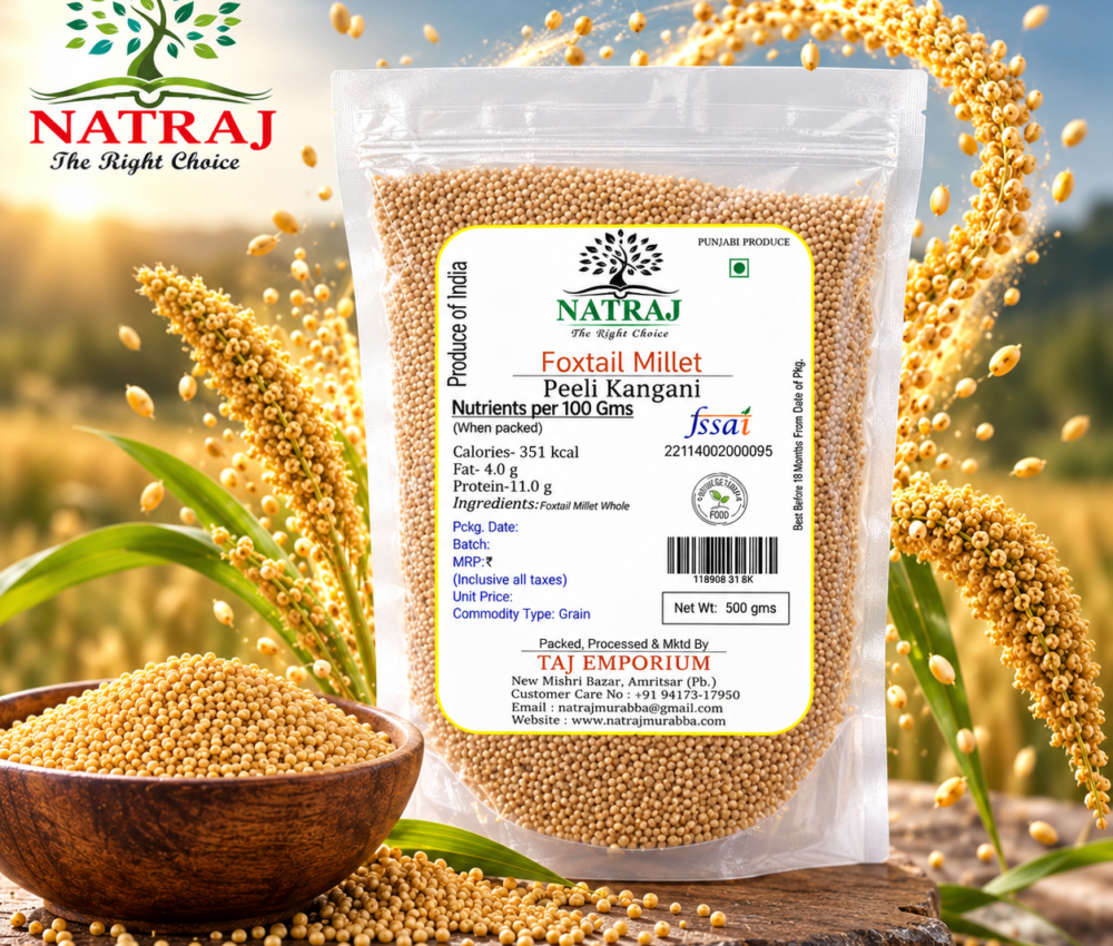 Foxtail Millet 500 gm | Natraj The Right Choice