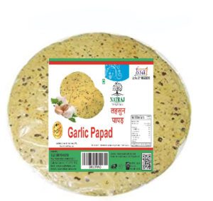 Natraj The Right Choice Garlic Papad 250g Crispy Punjabi Papad