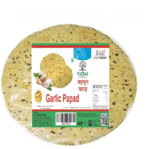 Natraj The Right Choice Garlic Papad 250g Crispy Punjabi Papad
