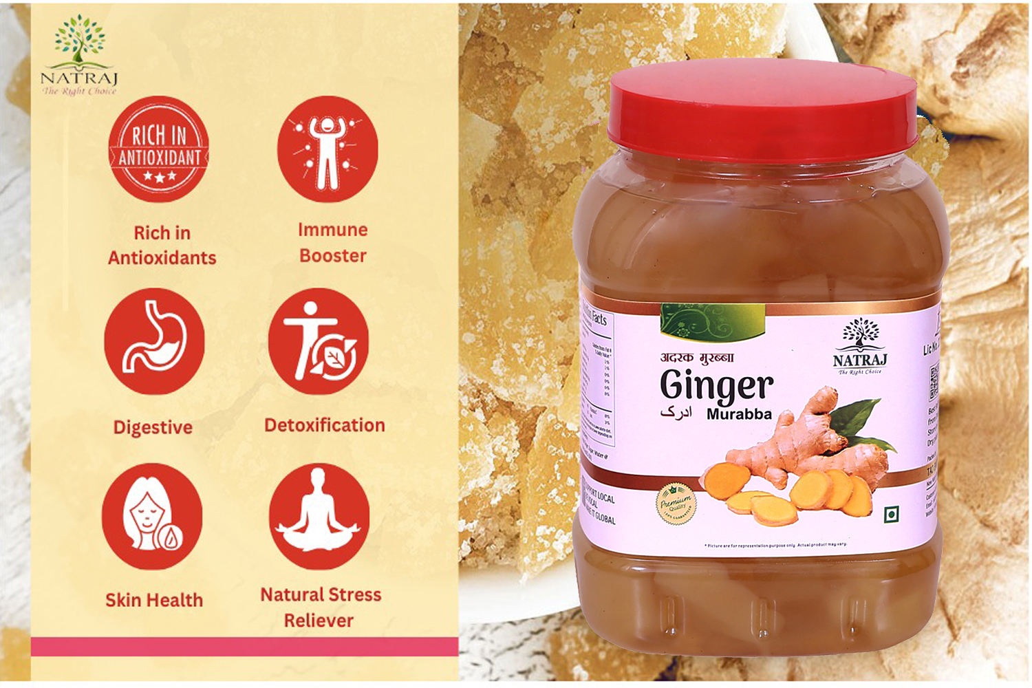 Natraj The Right Choice Ginger Murabba