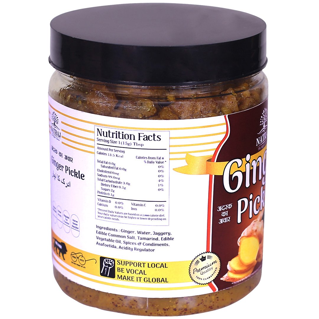 Ginger Pickle (Adrak Ka Achar) - Natraj The Right Choice