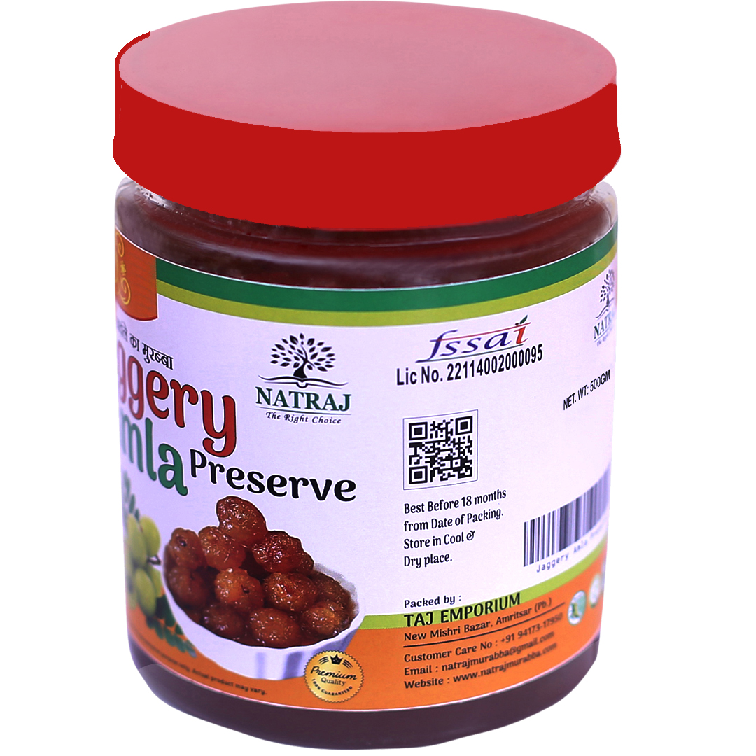 Natraj The Right Choice Jaggery Amla Murabba