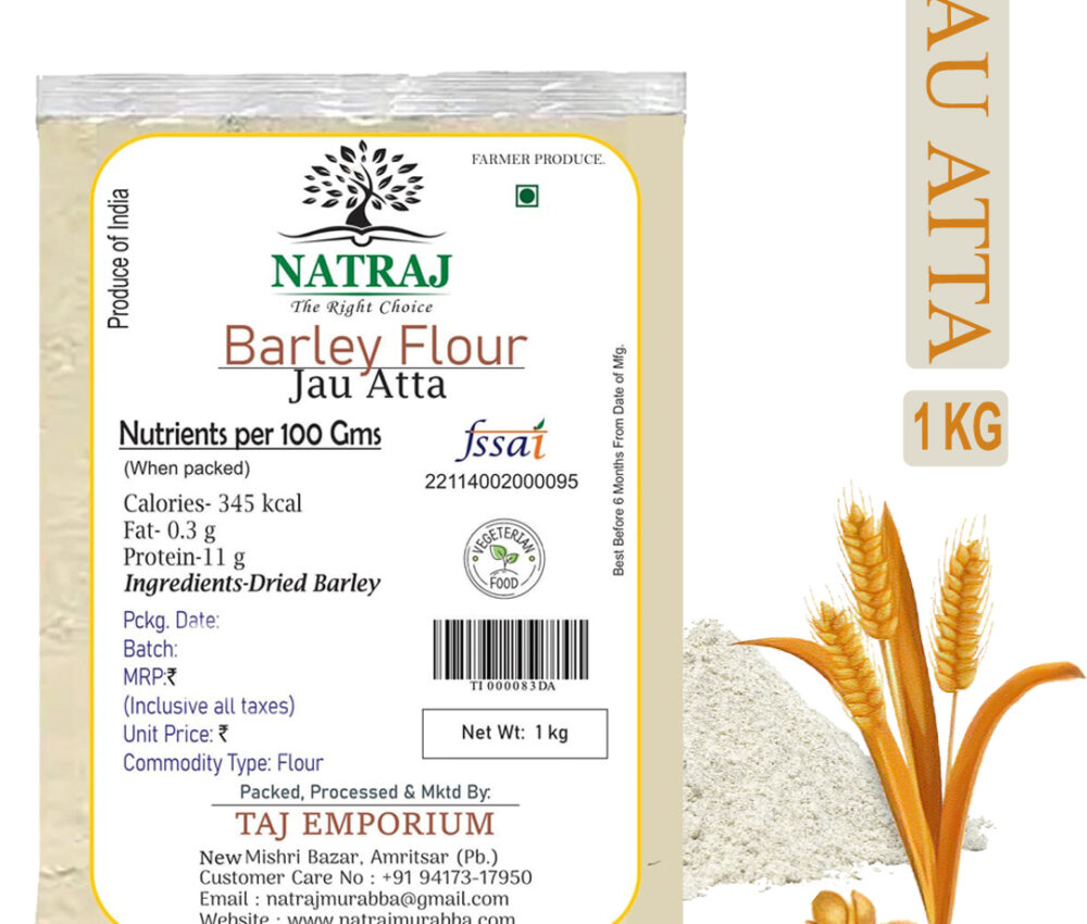 NATRAJ THE RIGHT CHOICE JAU ATTA 1kg