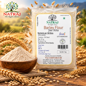 Natraj The Right Choice Stone Ground Jau Atta Barley Flour Pack