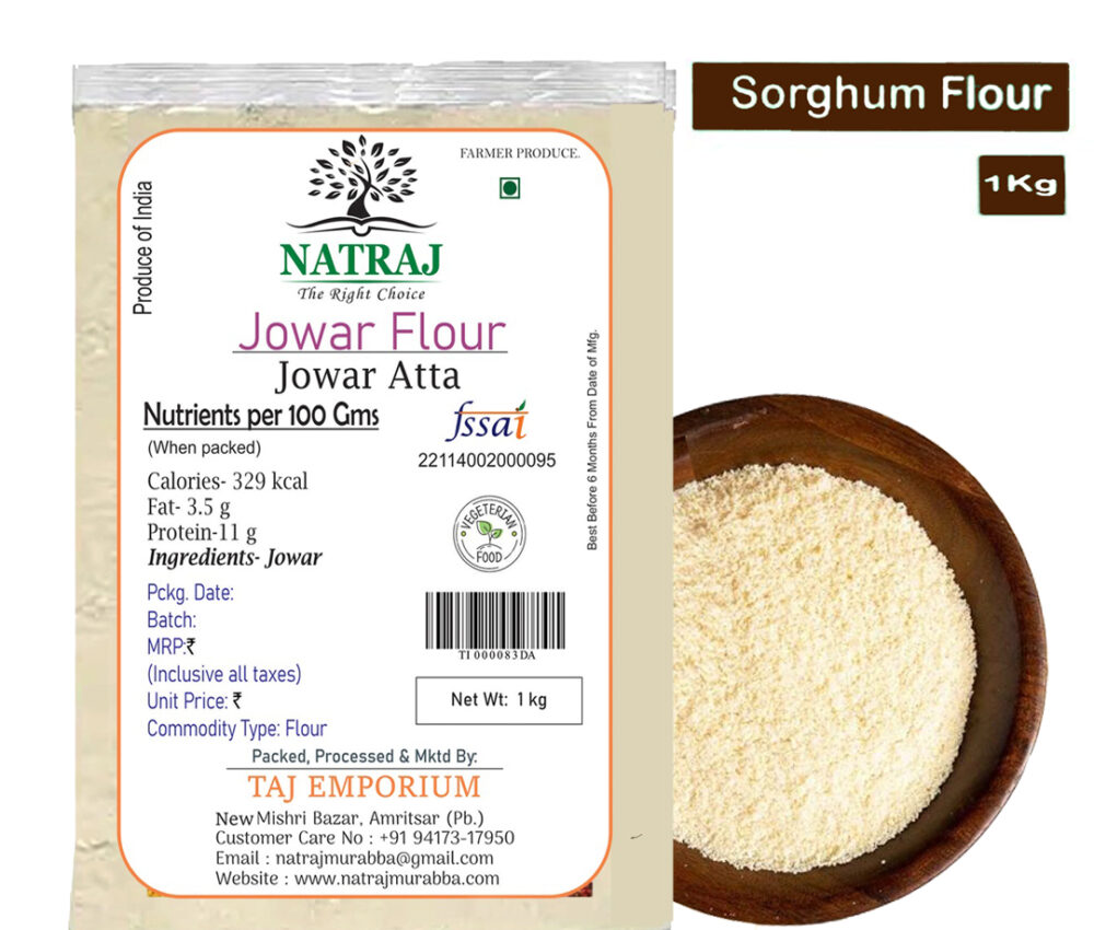 NATRAJ THE RIGHT CHOICE JOWAR ATTA 1kg