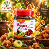 Jaggery Amla Murabba by Natraj The Right Choice - Sweet and Tangy Indian Gooseberry Preserve