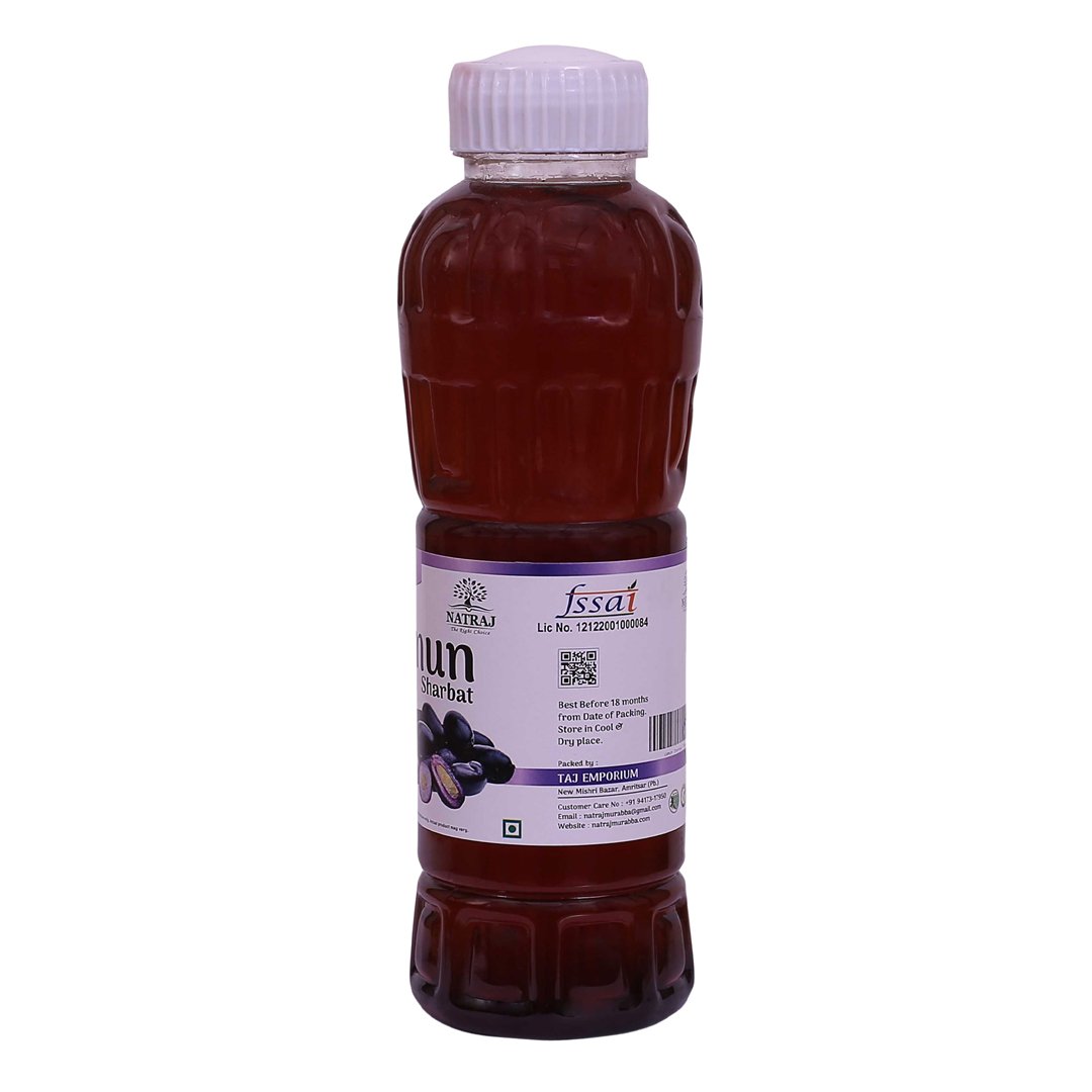 Jamun Sharbat 750 ml | Natraj The Right Choice