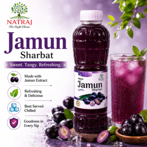 Jamun Sharbat 750 ml | Natraj The Right Choice