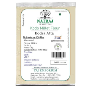 Gluten Free Kodo Millet Flour/Kodra Atta Natraj The Right Choice