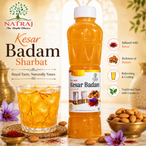 Kesar Badam Sharbat 750 ml | Natraj The Right Choice