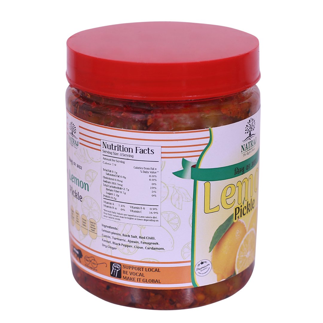 Lemon Pickle (Nimbu Ka Achaar) | Natraj The Right Choice