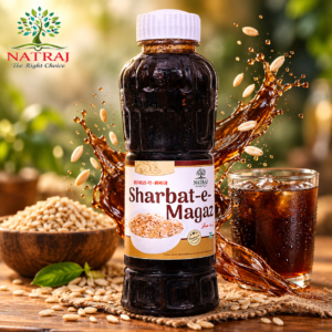 Sharbat-E-Magaz 750ml bottle - Natraj The Right Choice traditional Char Magaz summer cooler