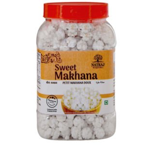 Glazed sweet makhana served in a snack bowl