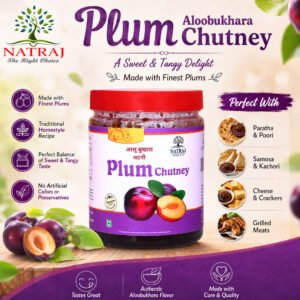 Plum Aloobukhara Chutney | Natraj The Right Choice