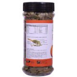 Natraj The Right Choice pumpkin seeds jar back label showing nutrition facts and ingredients