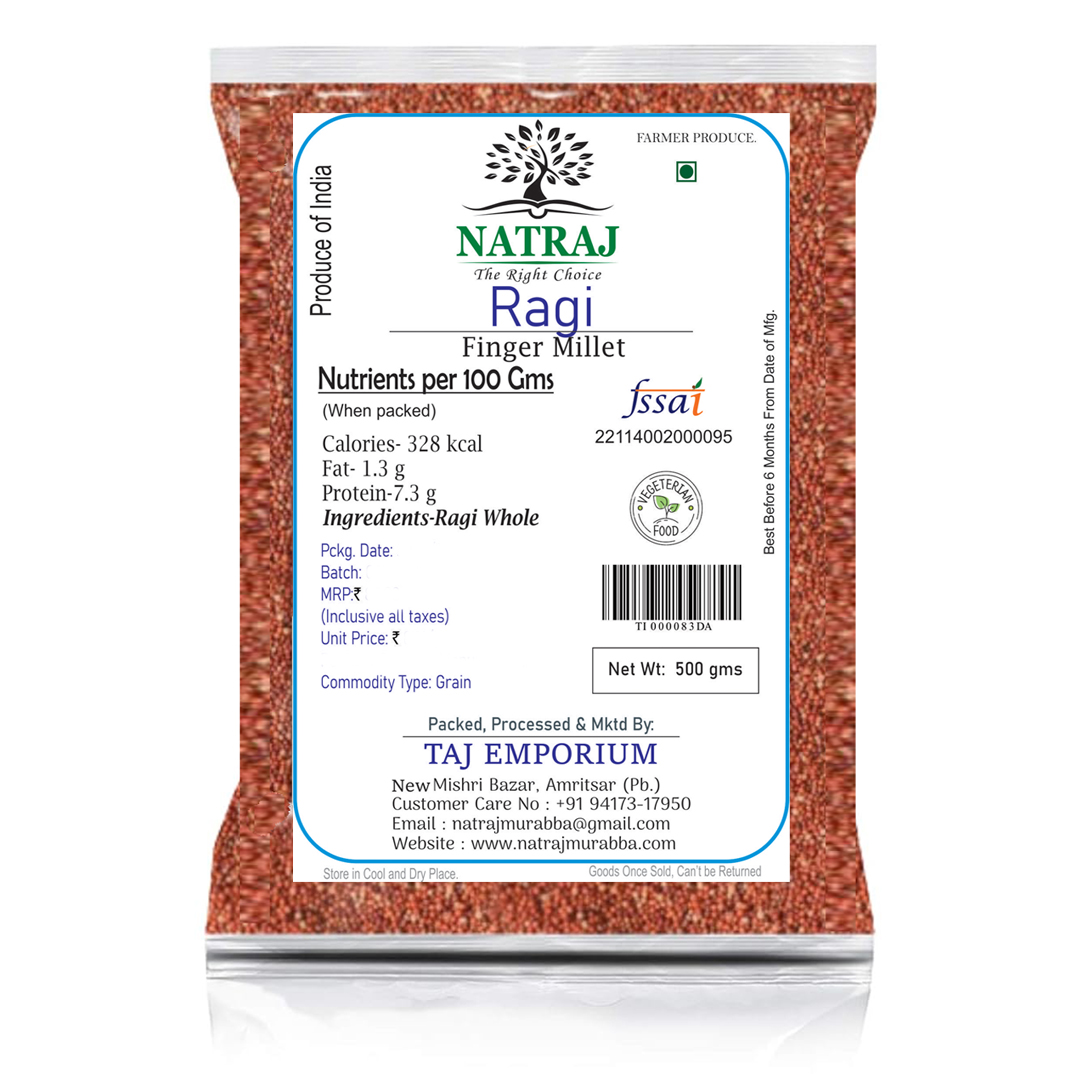 NATRAJ THE RIGHT CHOICE RAAGI MILLET 500 GM