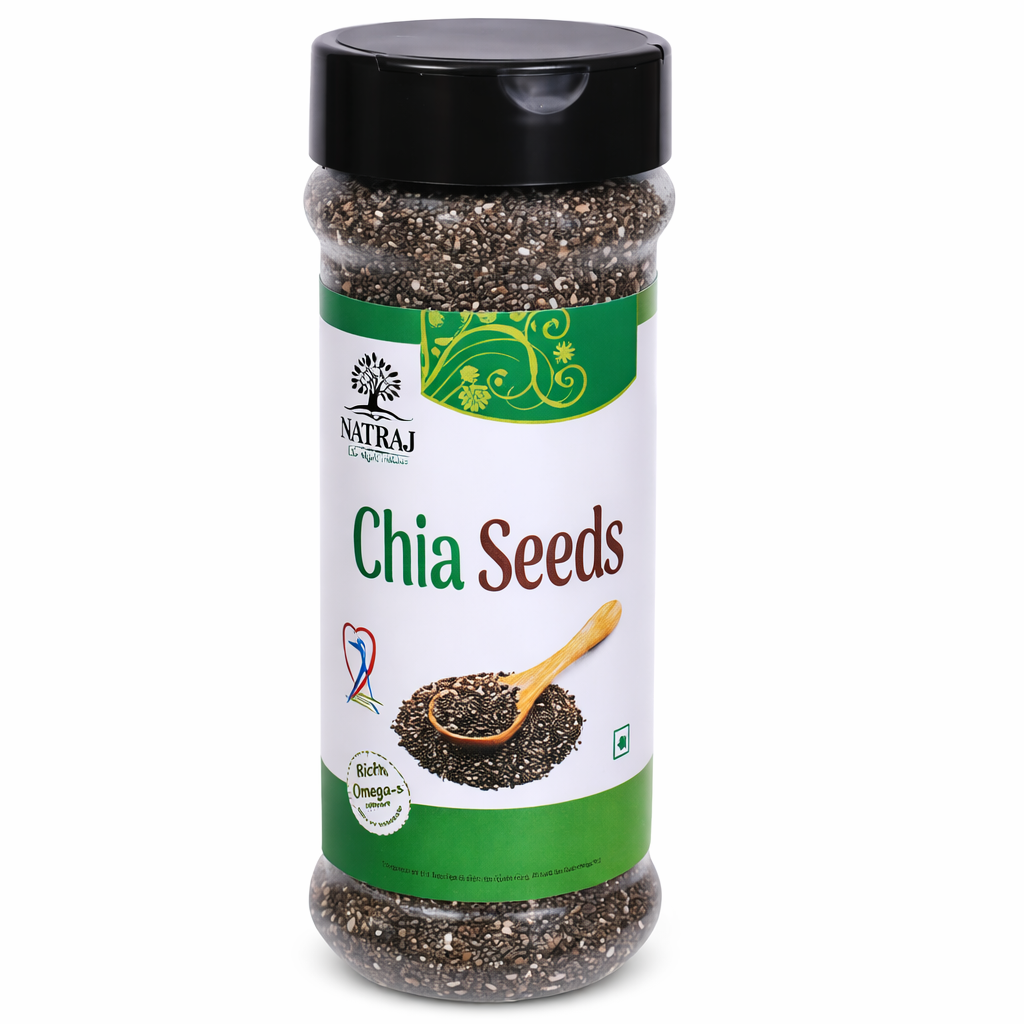 Natraj The Right Choice Premium Raw Chia Seeds Jar Pack