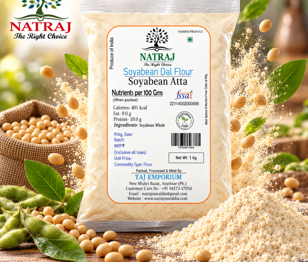Soyabean Atta | Natraj The Right Choice