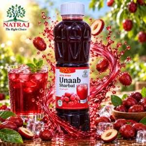 Unaab Sharbat 750 ml bottle by Natraj The Right Choice