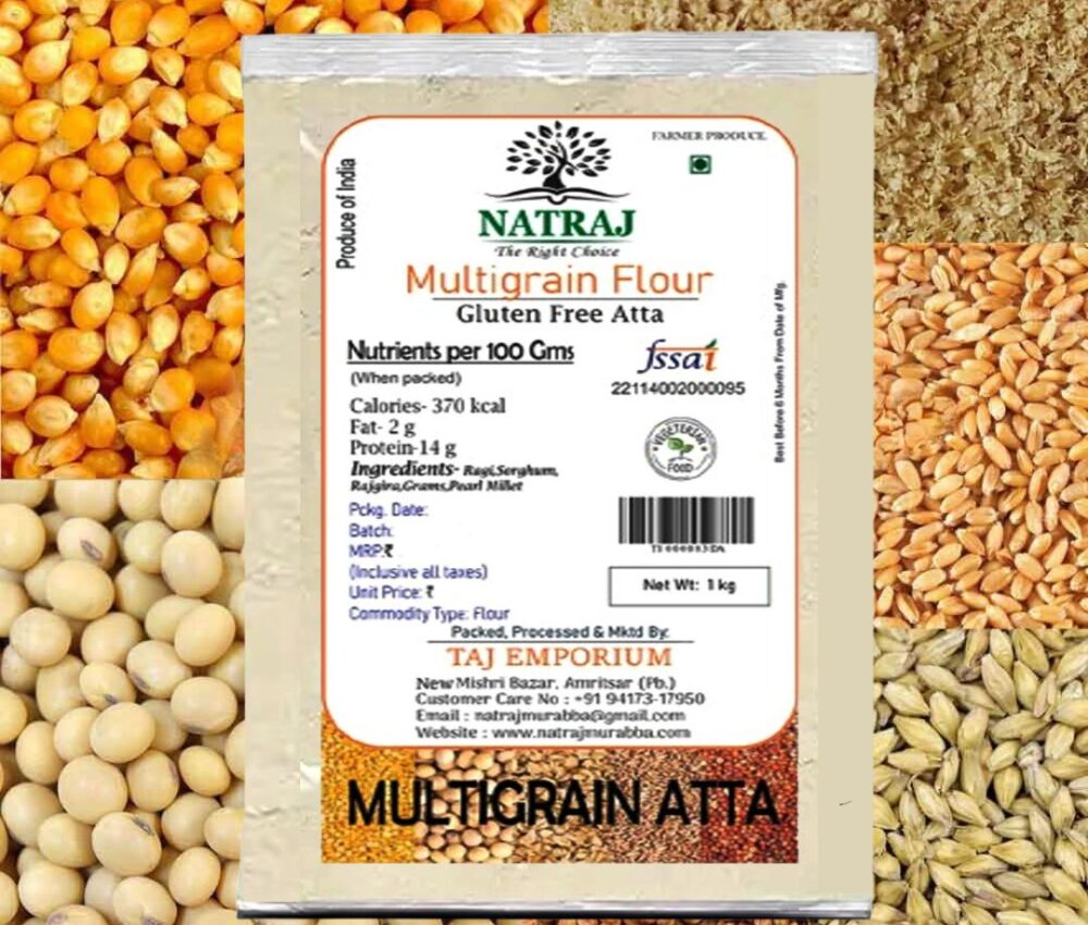 NATRAJ THE RIGHT CHOICE MULTIGRAIN ATTA