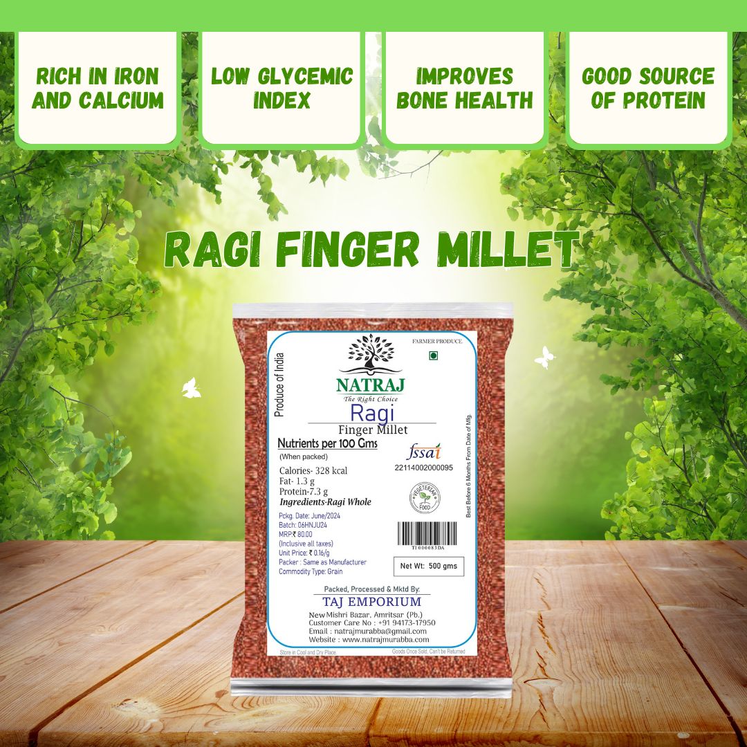 NATRAJ THE RIGHT CHOICE RAAGI MILLET 500 GM