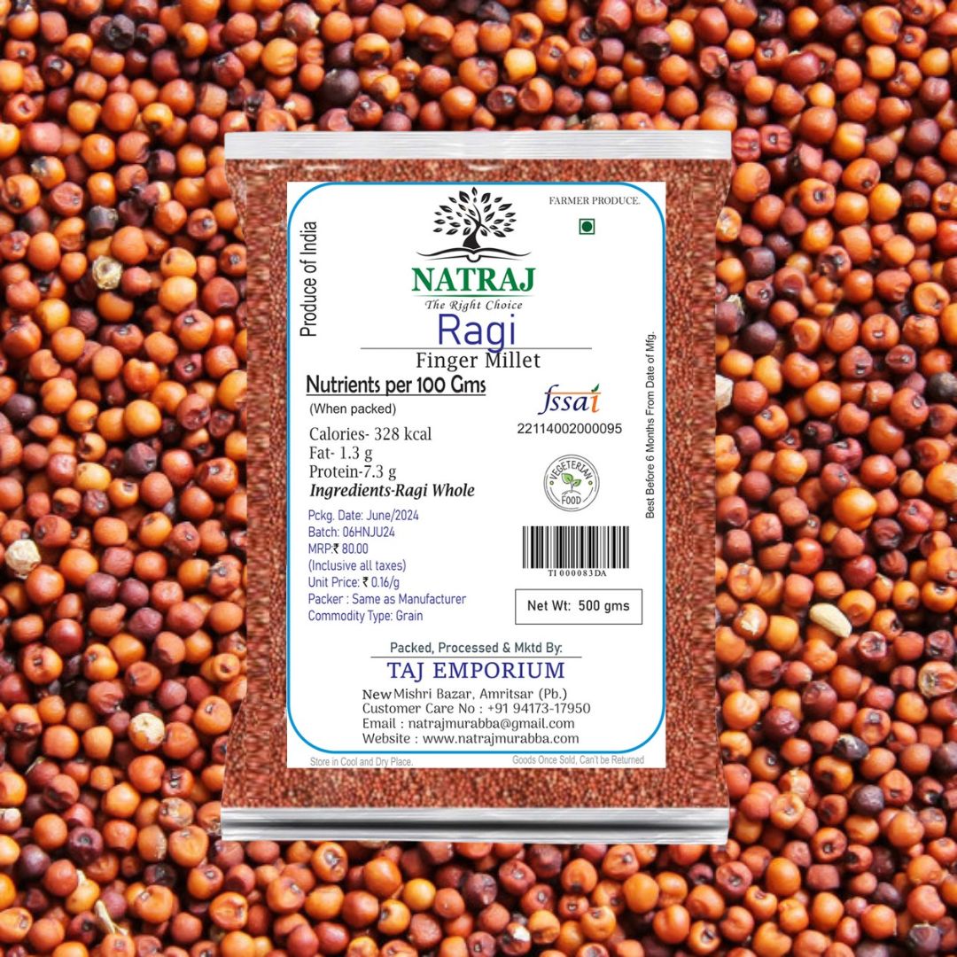 NATRAJ THE RIGHT CHOICE RAAGI MILLET 500 GM