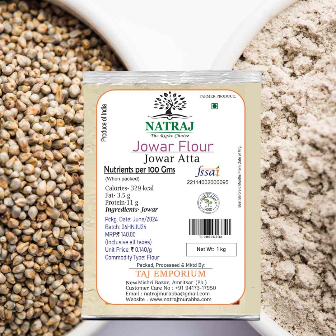 NATRAJ THE RIGHT CHOICE JOWAR ATTA 1kg