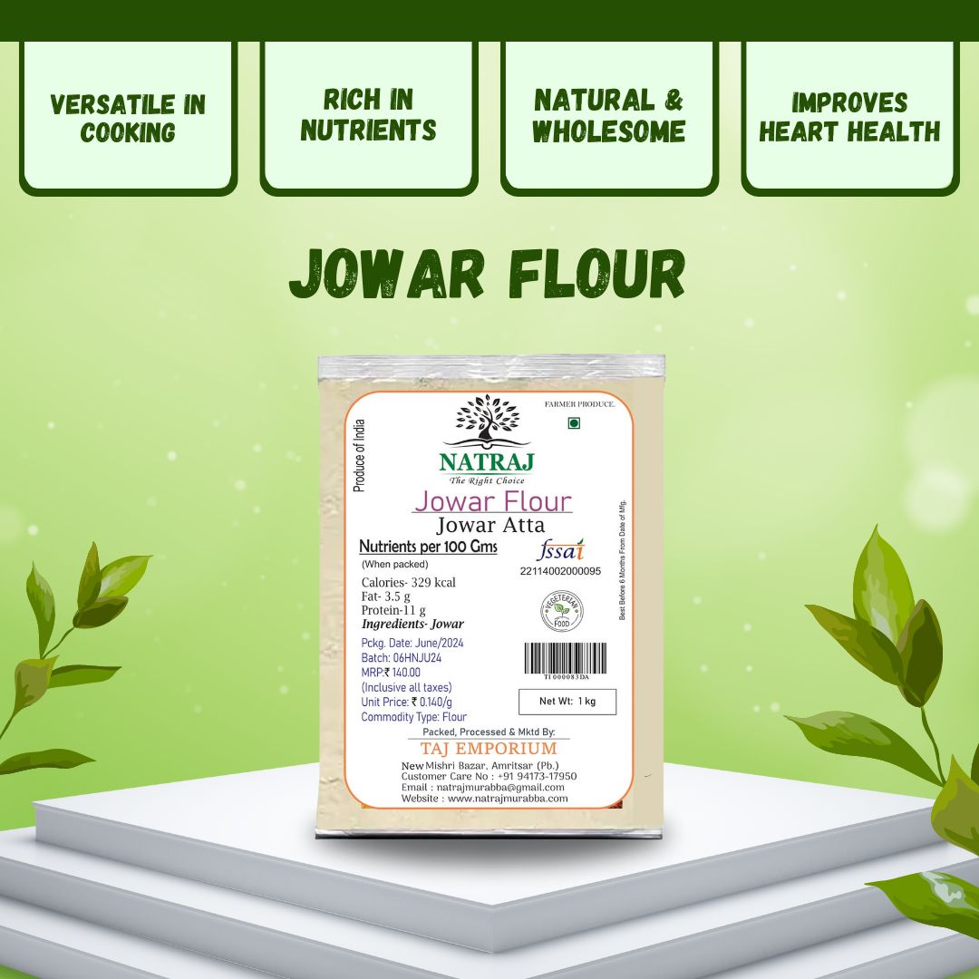 NATRAJ THE RIGHT CHOICE JOWAR ATTA 1kg
