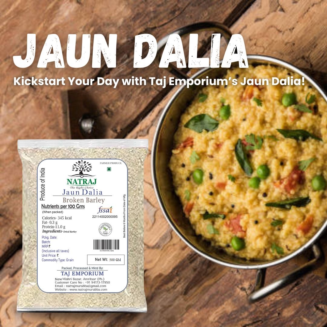 NATRAJ THE RIGHT CHOICE JAU DALIA 500GM