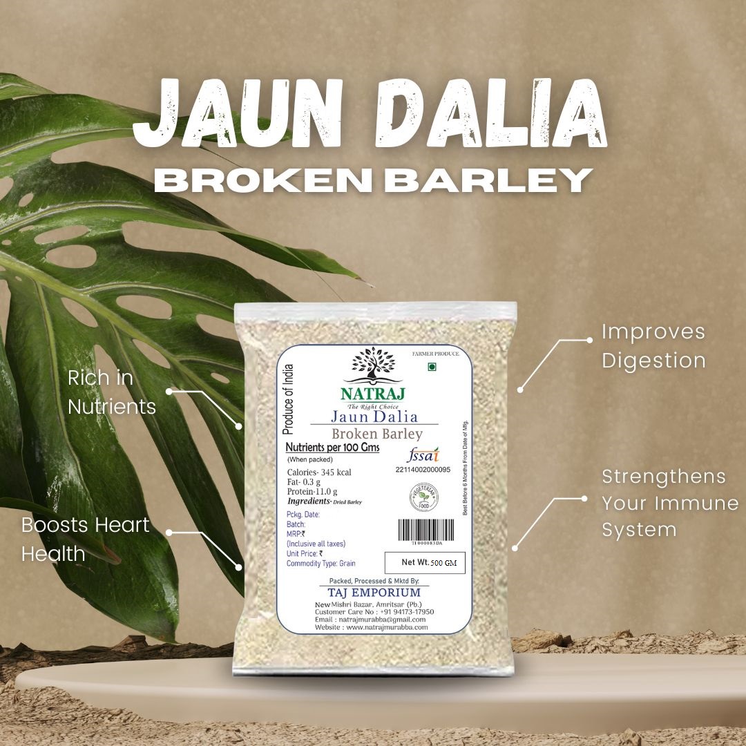 NATRAJ THE RIGHT CHOICE JAU DALIA 500GM