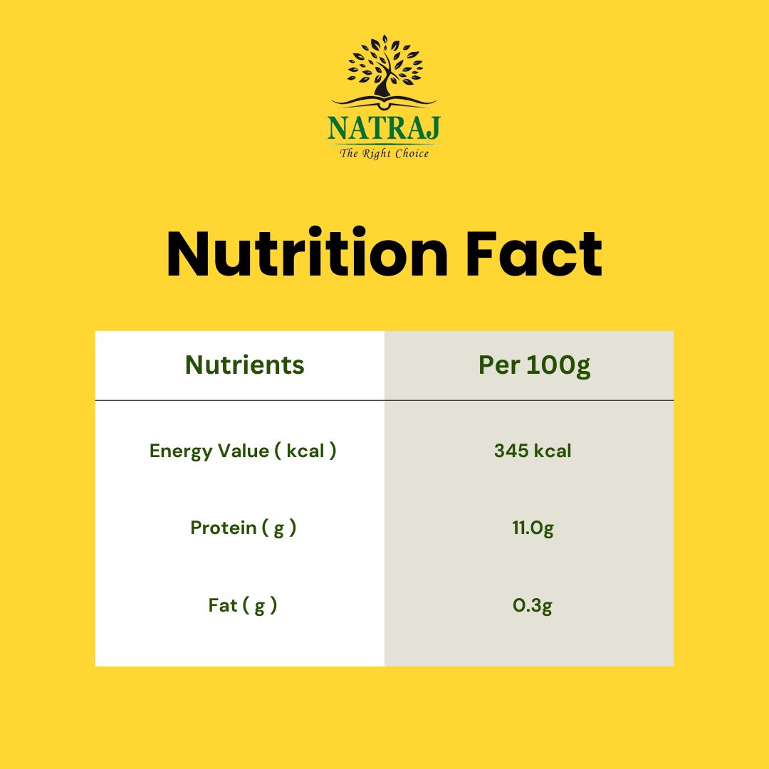 NATRAJ THE RIGHT CHOICE JAU DALIA 500GM
