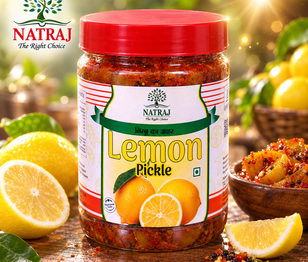 Lemon Pickle (Nimbu Ka Achaar) | Natraj The Right Choice