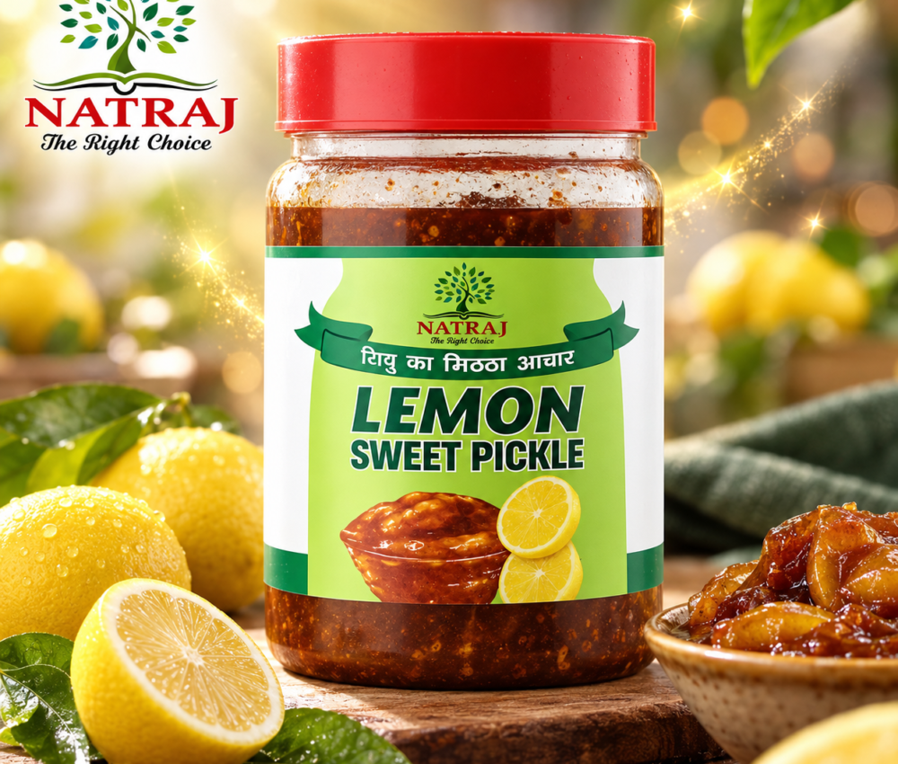 Lemon Sweet Pickle | Natraj The Right Choice
