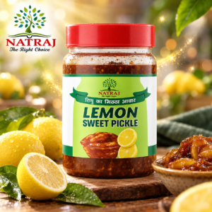 lemon sweet pickle jar by Natraj The Right Choice