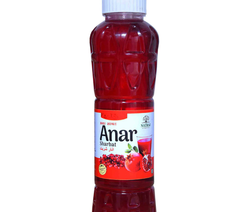 Anar Sharbat 750ml | Natraj The Right Choice Refreshing Syrup