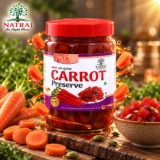 Natraj The Right Choice Carrot Murabba sweet preserve jar