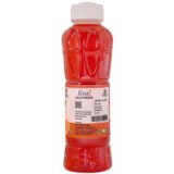 Natraj The Right Choice Orange Sharbat 750 ml bottle FSSAI label