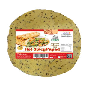 Natraj Hot Spicy Papad 250gm.