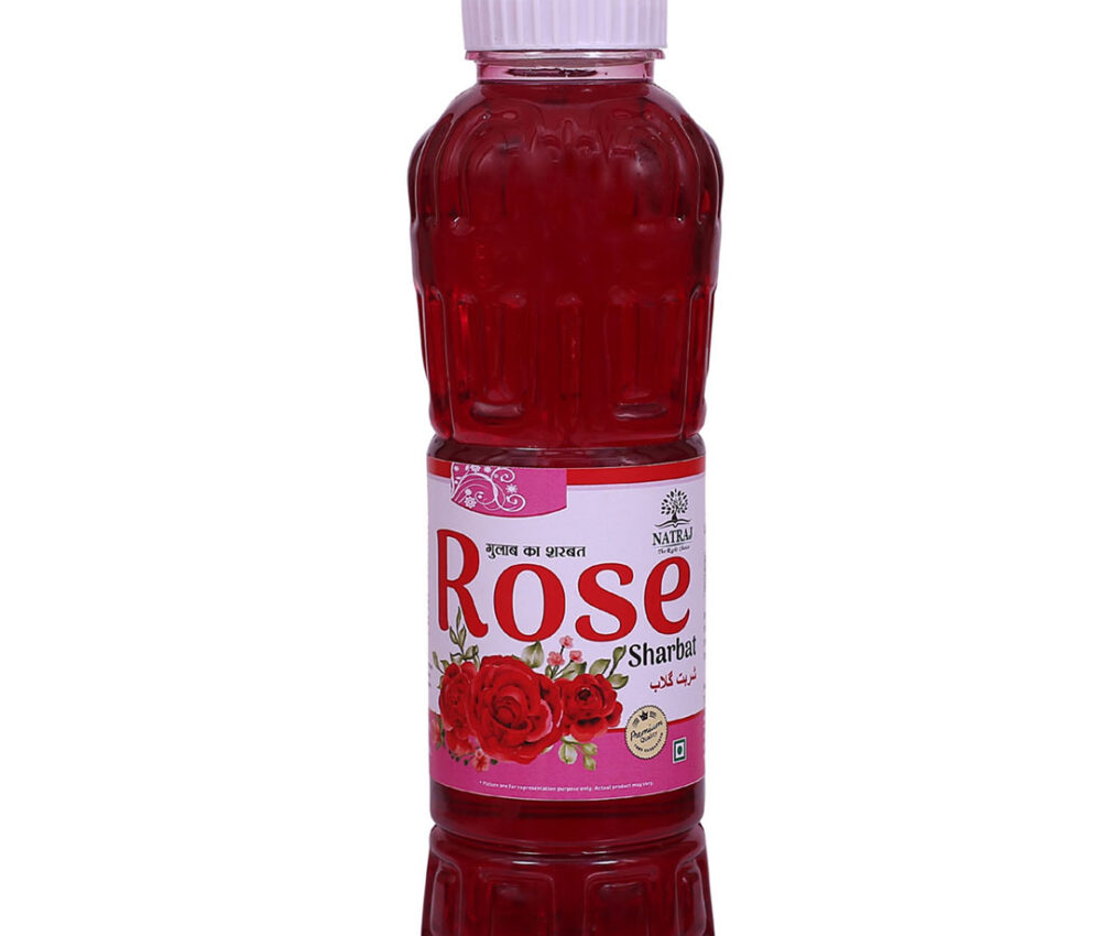 Rose Sharbat Syrup (750ml) – Natraj The Right Choice