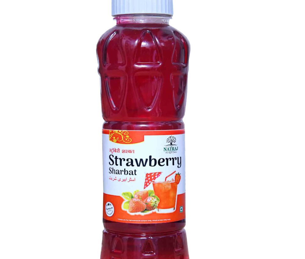 Natraj The Right Choice Strawberry Sharbat 750 ml