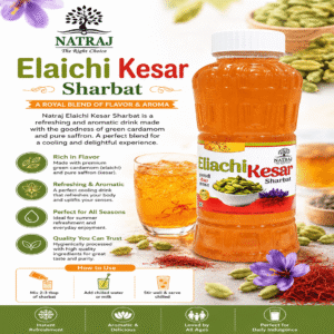 Natraj The Right Choice Elaichi Kesar Sharbat