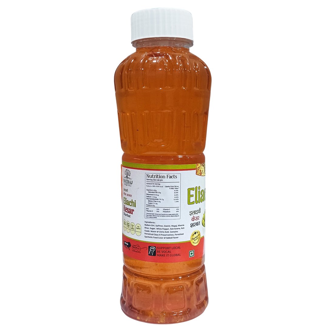 Natraj The Right Choice Elaichi Kesar Sharbat